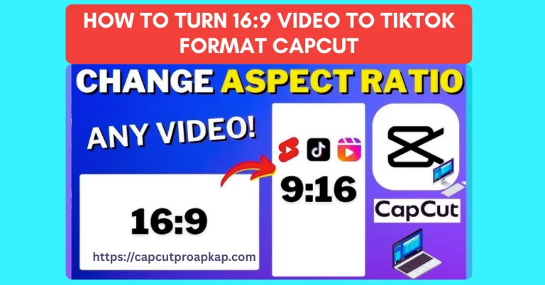 How to Turn 16:9 Video to TikTok Format CapCut