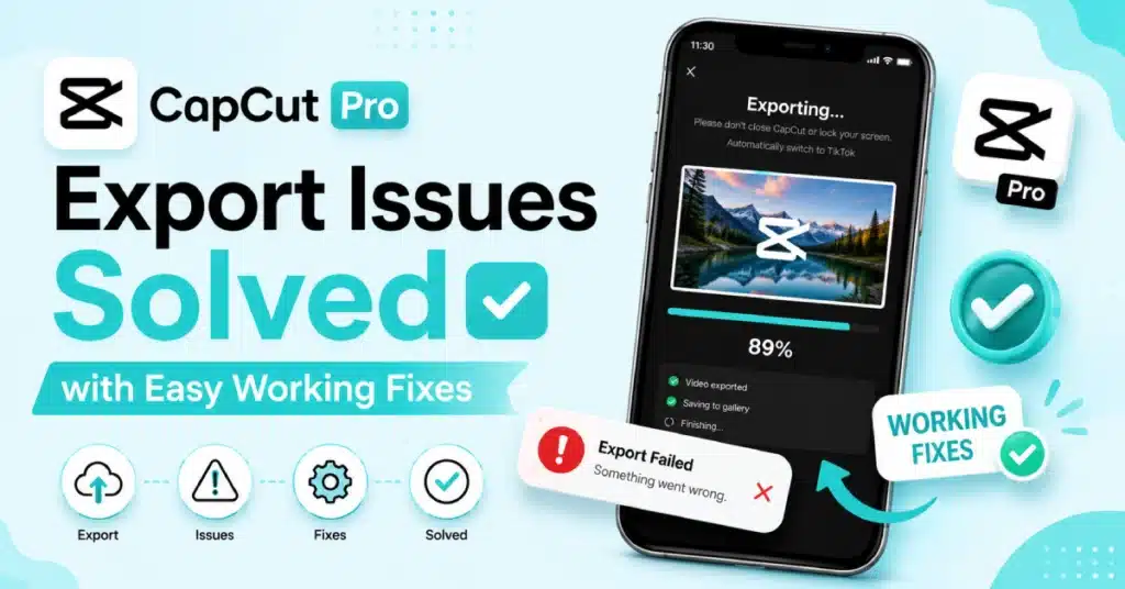 CapCut Pro Export Issues