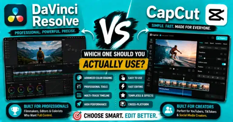 DaVinci Resolve Vs CapCut