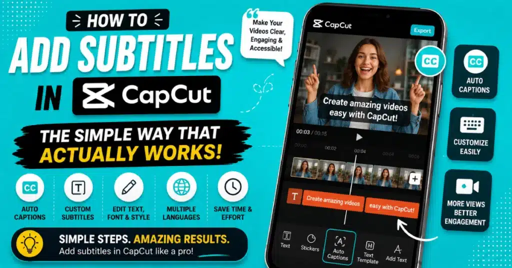 How To Add Subtitles In CapCut
