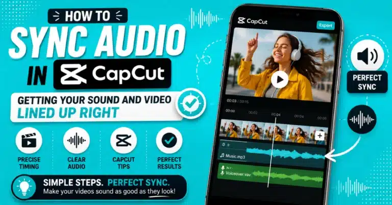 How To Sync Audio In CapCut