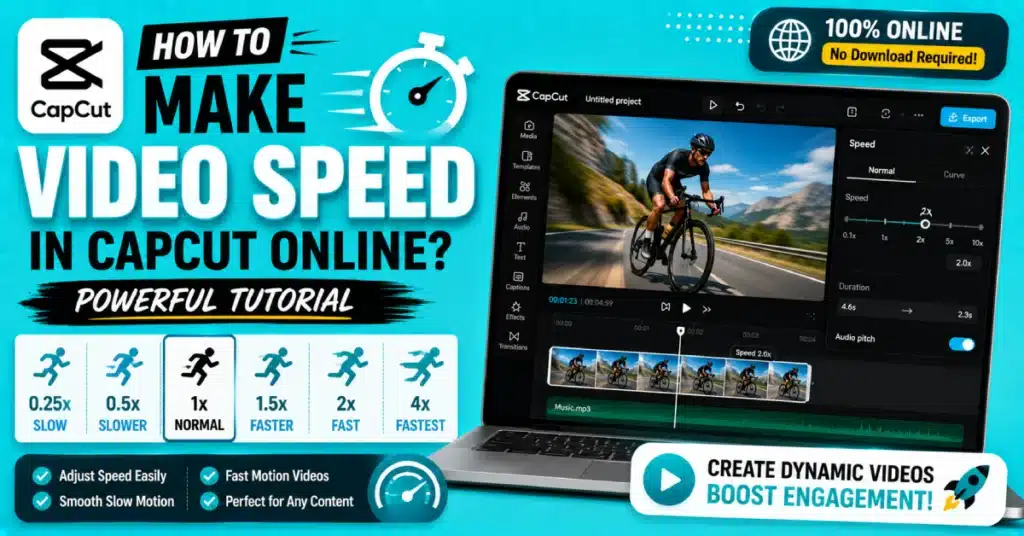How to Make Video Speed in CapCut Online