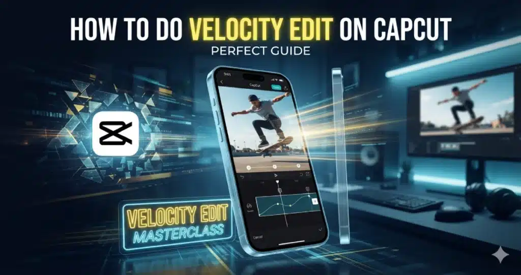 how to do velocity edit on CapCut