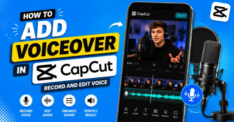 How to Add Voiceover in CapCut