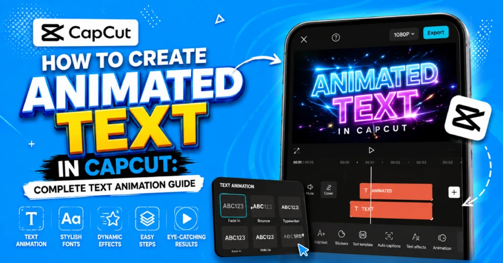 How to Create Animated Text in CapCut